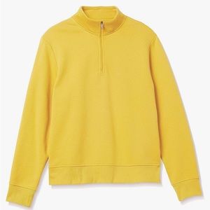 Amazon Essentials Long-Sleeve Quarter-Zip Fleece Sweatshirt, Gold